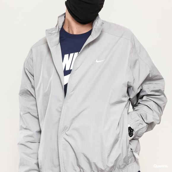 Nike Vintage Grey and Black‎ Full Zip Track Jacket - Size M - Picture 1 of 8